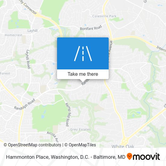 Hammonton Place map