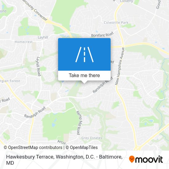 Hawkesbury Terrace map