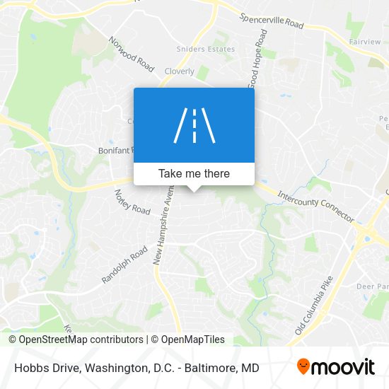 Hobbs Drive map