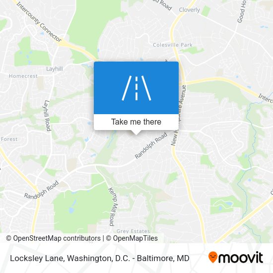 Mapa de Locksley Lane