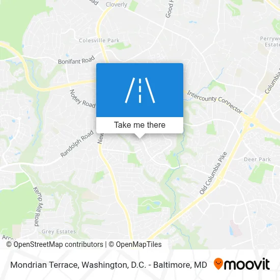 Mondrian Terrace map