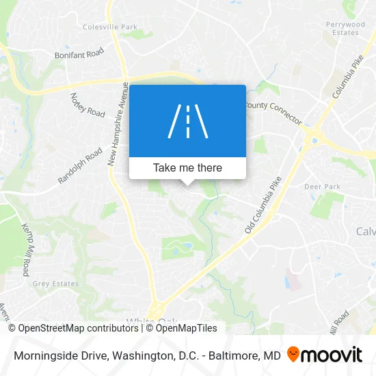 Morningside Drive map