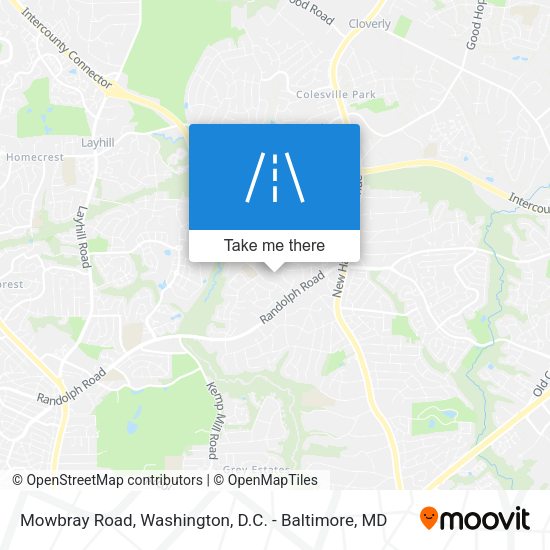 How to get to Mowbray Road, Montgomery County by Bus?