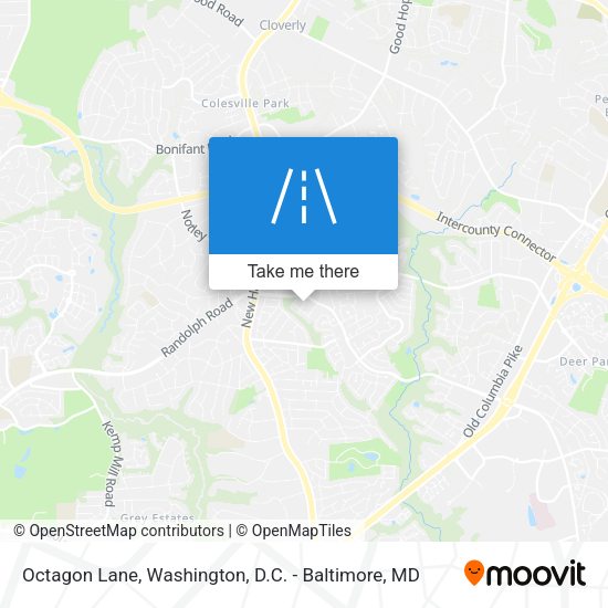 Octagon Lane map
