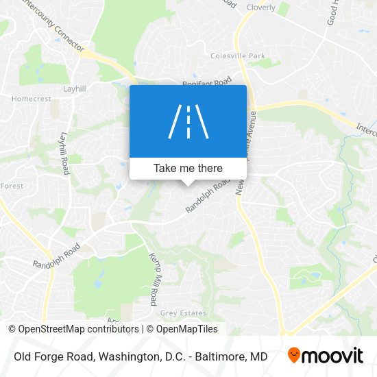 Mapa de Old Forge Road