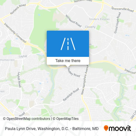 Mapa de Paula Lynn Drive