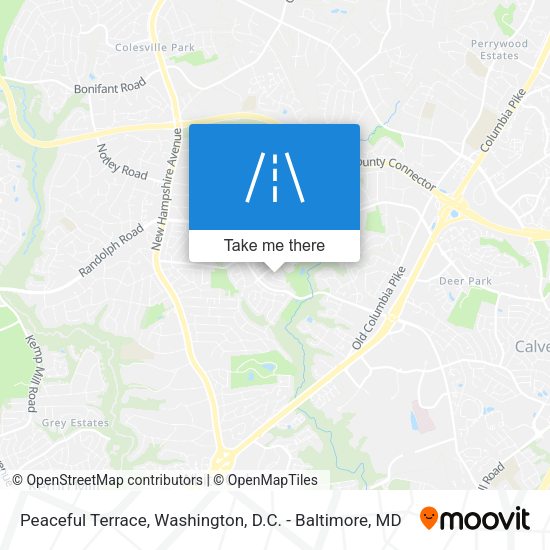 Peaceful Terrace map