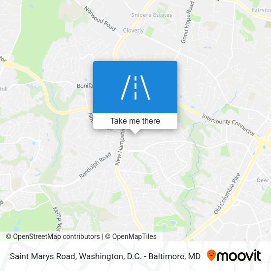 Mapa de Saint Marys Road