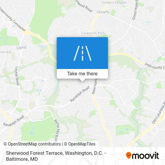 Sherwood Forest Terrace map