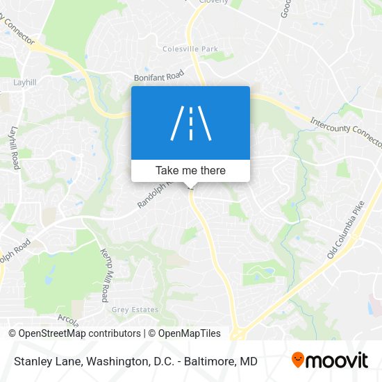 Mapa de Stanley Lane