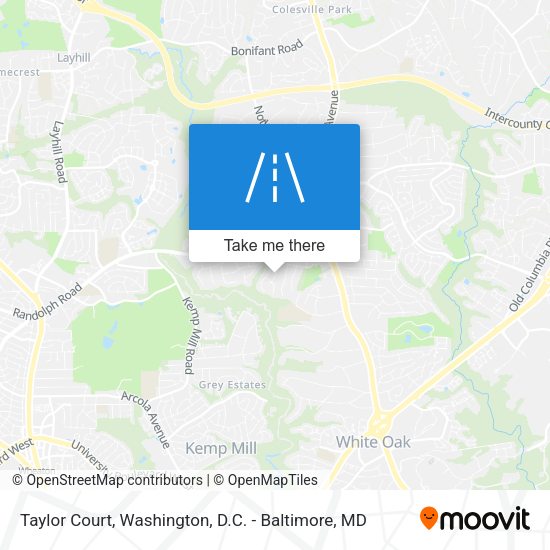 Taylor Court map