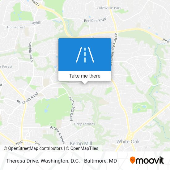 Theresa Drive map