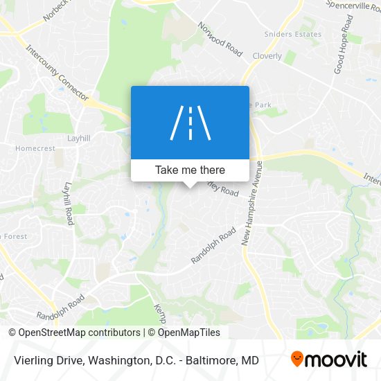 Vierling Drive map