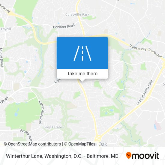 Winterthur Lane map