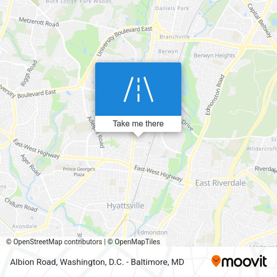 Mapa de Albion Road