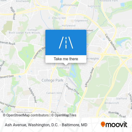 Mapa de Ash Avenue