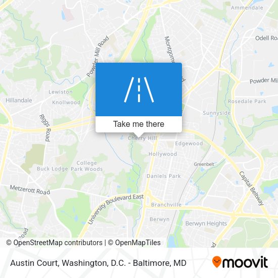 Austin Court map