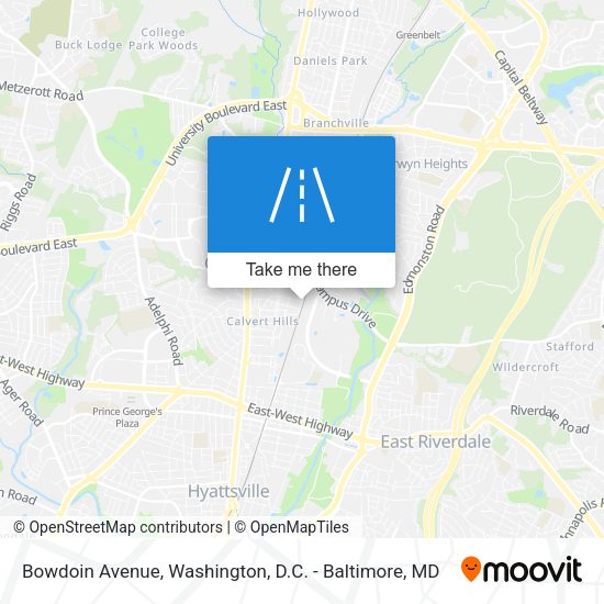 Mapa de Bowdoin Avenue