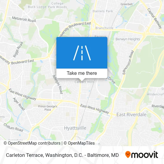Carleton Terrace map