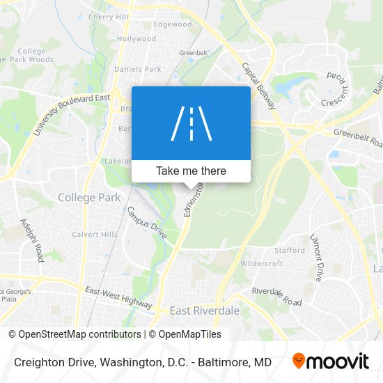 Creighton Drive map