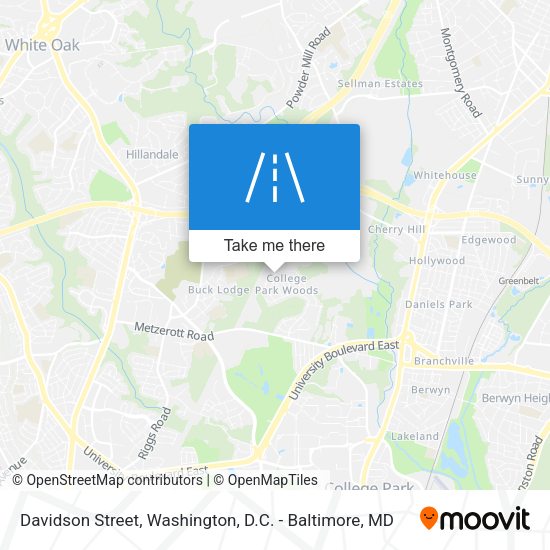 Mapa de Davidson Street