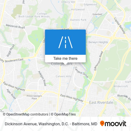 Mapa de Dickinson Avenue