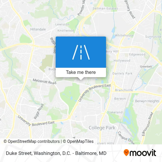 Duke Street map