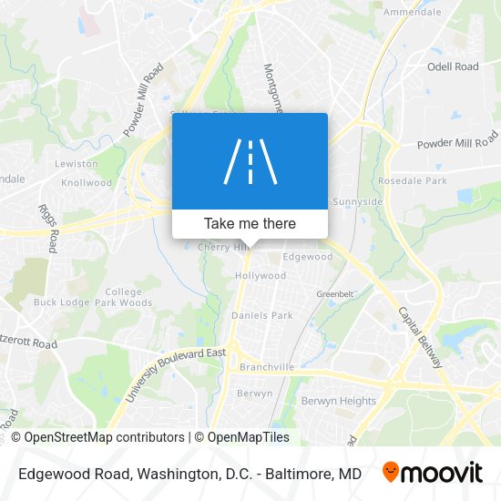 Mapa de Edgewood Road