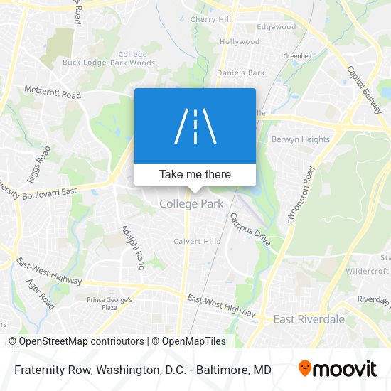 Fraternity Row map