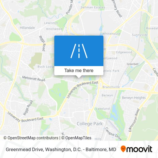 Mapa de Greenmead Drive