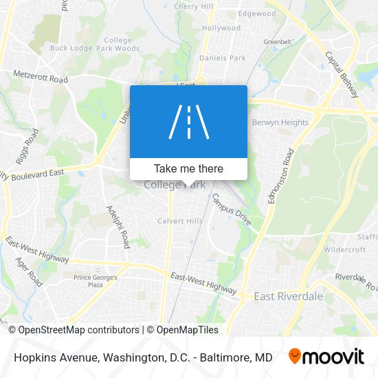 Mapa de Hopkins Avenue