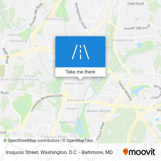 Iroquois Street map