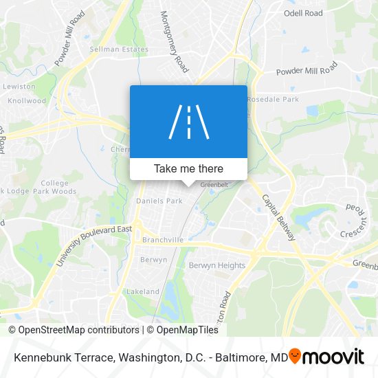 Kennebunk Terrace map