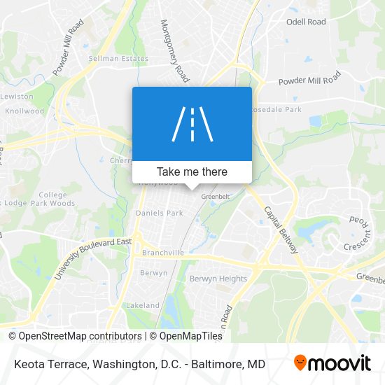 Keota Terrace map