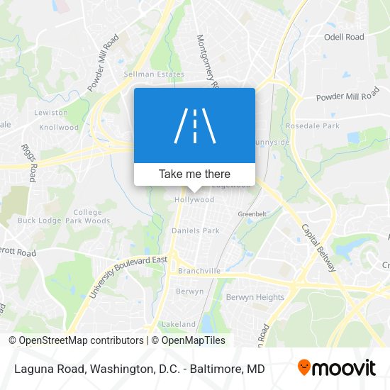 Laguna Road map
