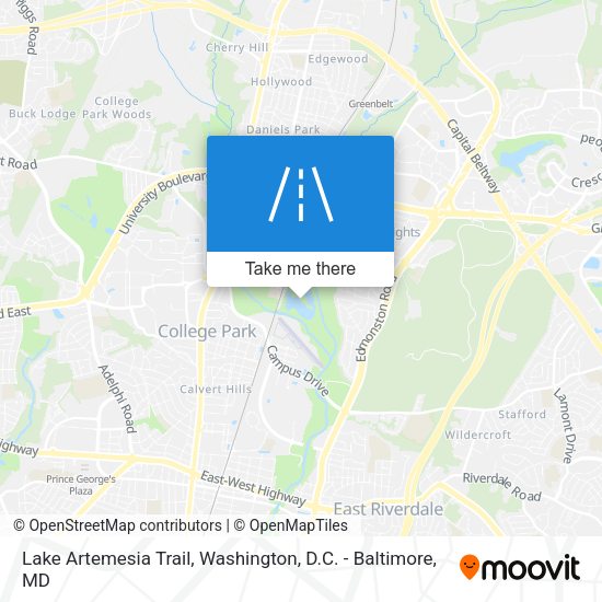 Lake Artemesia Trail map