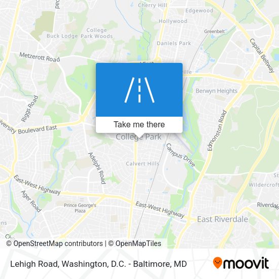 Lehigh Road map