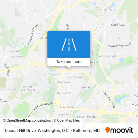 Mapa de Locust Hill Drive