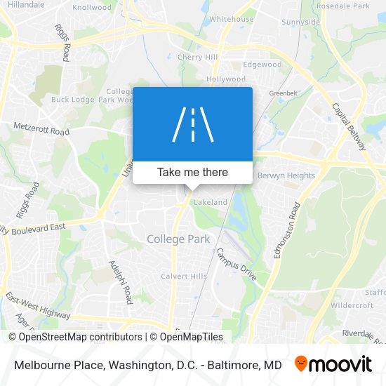 Melbourne Place map