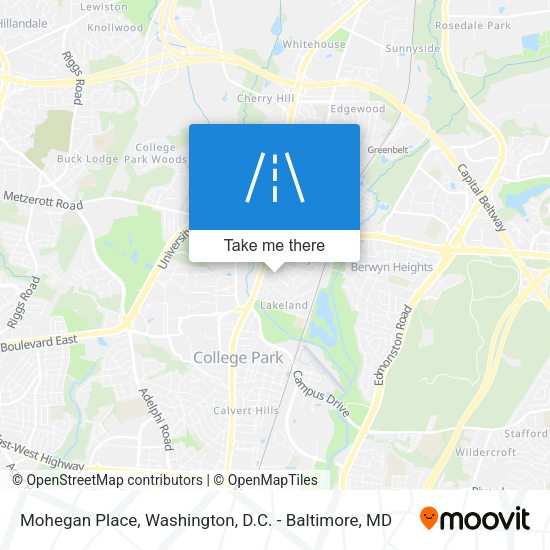 Mapa de Mohegan Place