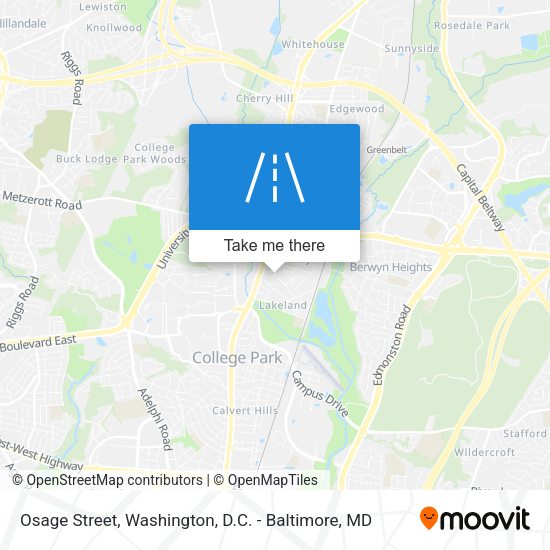 Mapa de Osage Street