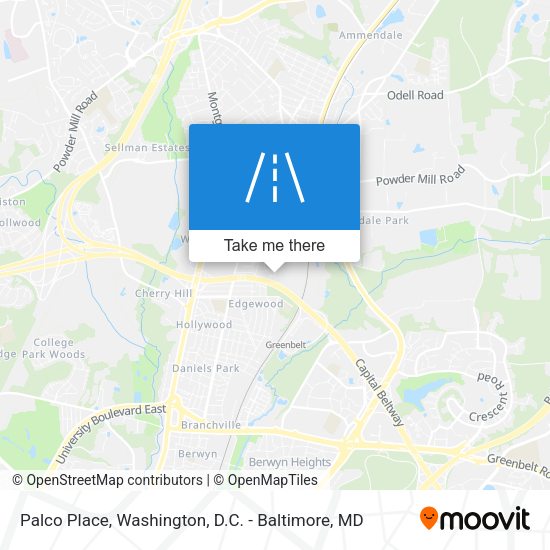 Palco Place map