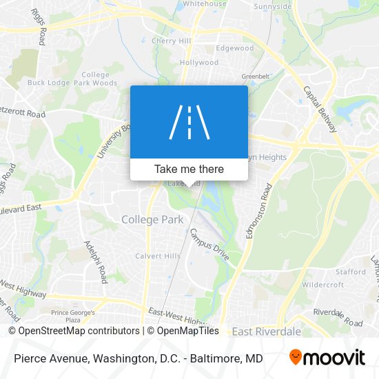 Pierce Avenue map