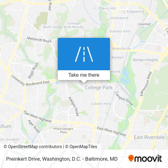 Preinkert Drive map