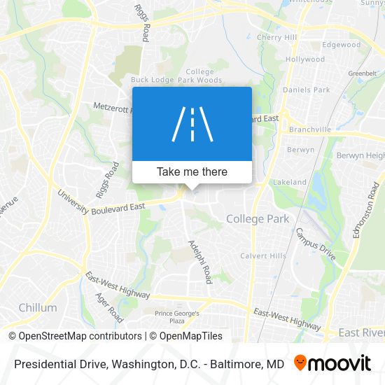 Presidential Drive map
