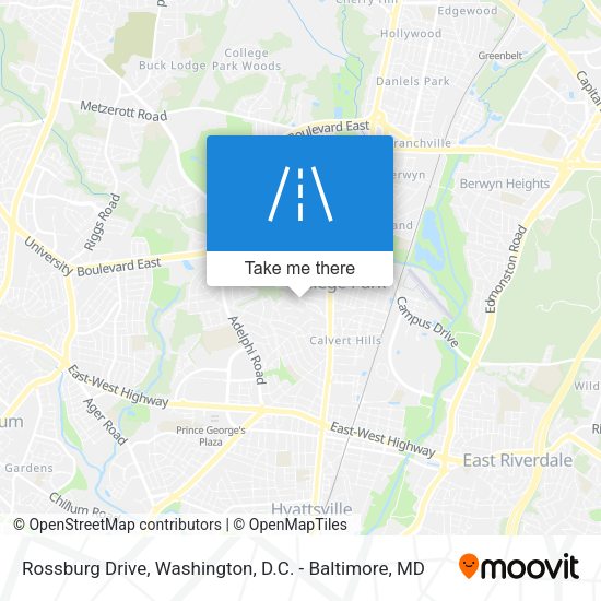 Rossburg Drive map