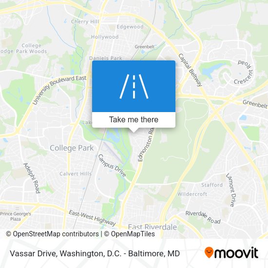 Mapa de Vassar Drive