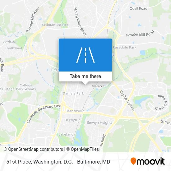 51st Place map
