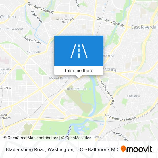 Mapa de Bladensburg Road