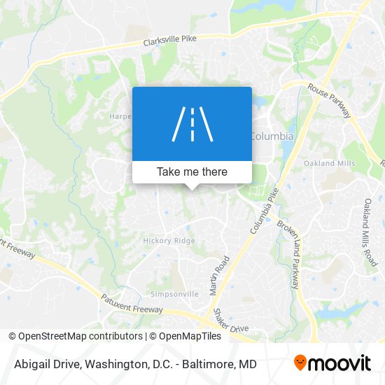 Mapa de Abigail Drive